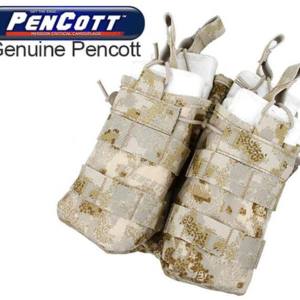 TMC Open Top Stacker Double Mag Pouch (PenCott SandStorm)