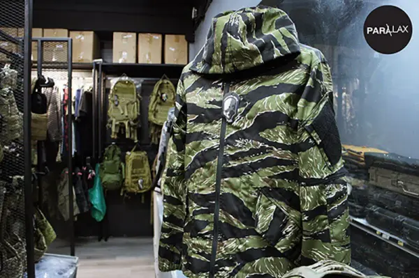 Bazar Airsoft - TMC PCU Level 5 Softshell Jacket (Green Tiger Stripe)