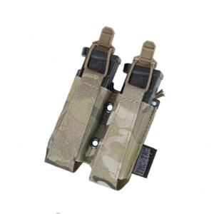 TMC Lightweight Elastic Double Pistol Pouch (Multicam)
