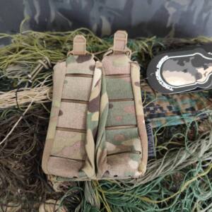 TMC 9MM STACKABLE DOU PISTOL POUCH (Multicam)